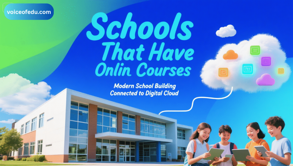 Schools that Have Online Courses