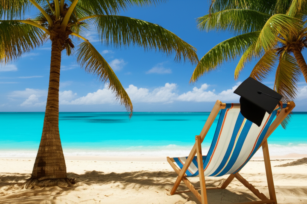 Generate a high-quality, relevant image prompt for an article about: What Are The Best Caribbean Med