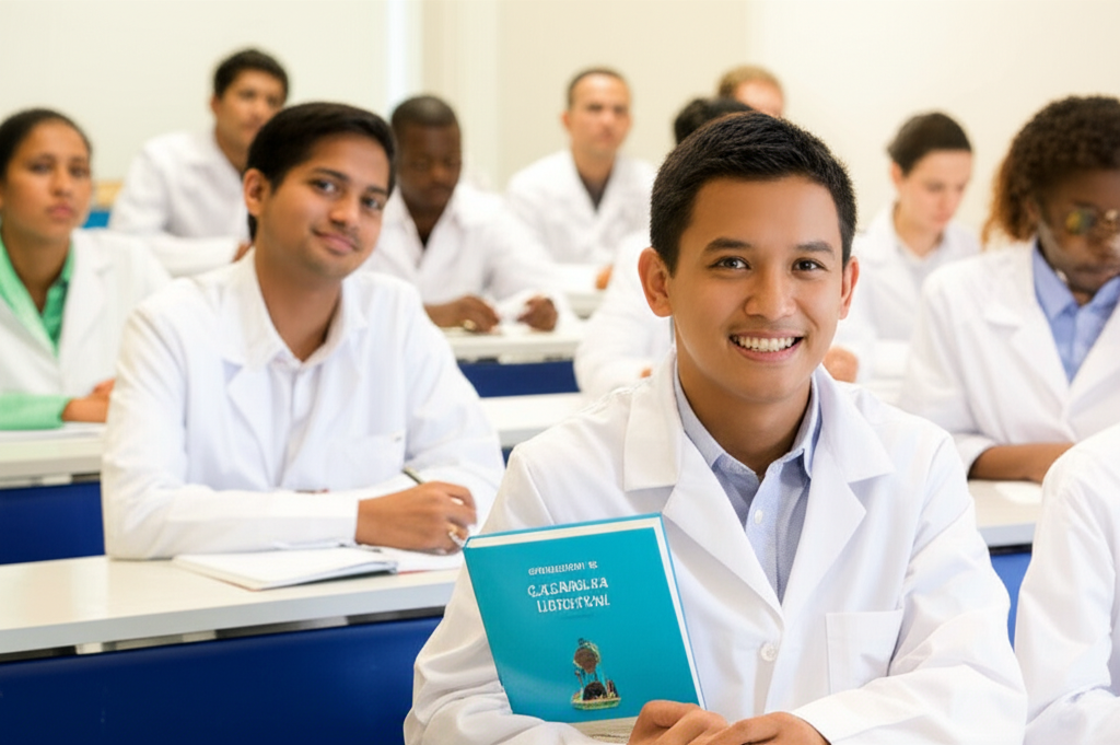 Generate a high-quality, relevant image prompt for an article about: How To Get Into Caribbean Medic