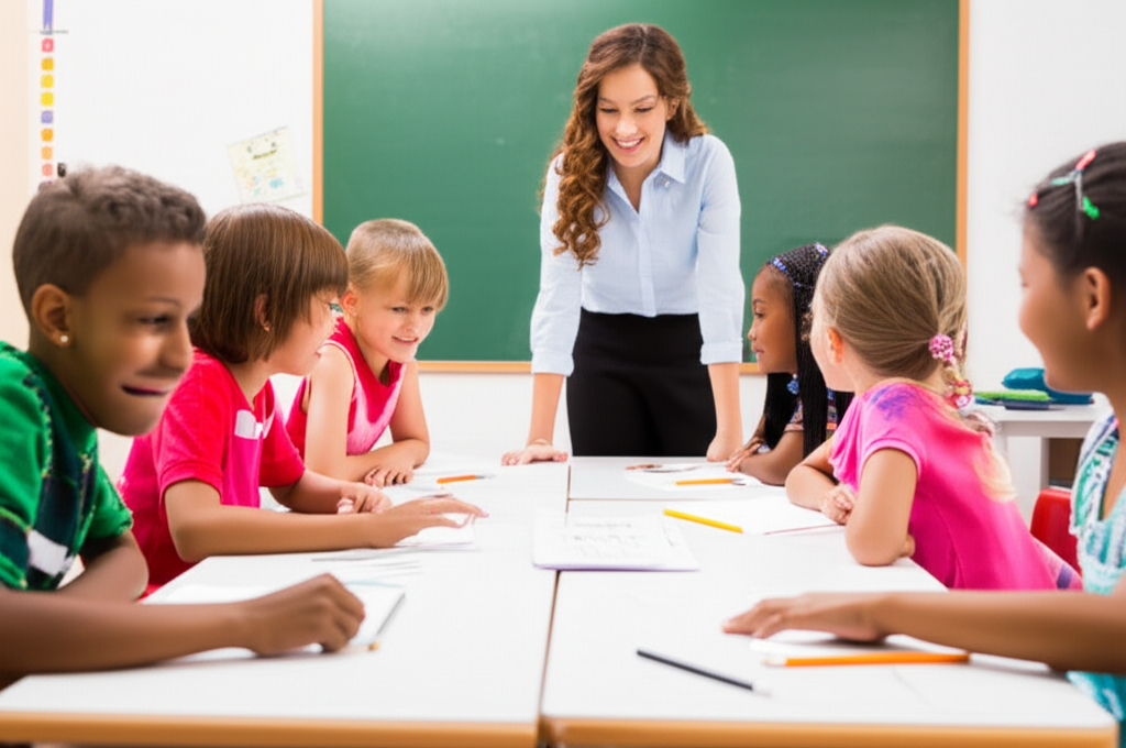 Generate a high-quality, relevant image prompt for an article about: Which State Has The Best Elemen