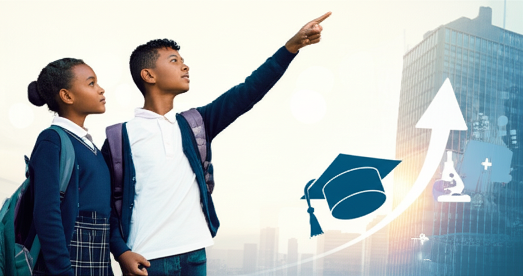 Generate a high-quality, relevant image prompt for an article about: Are Kids Who Go To Private Scho