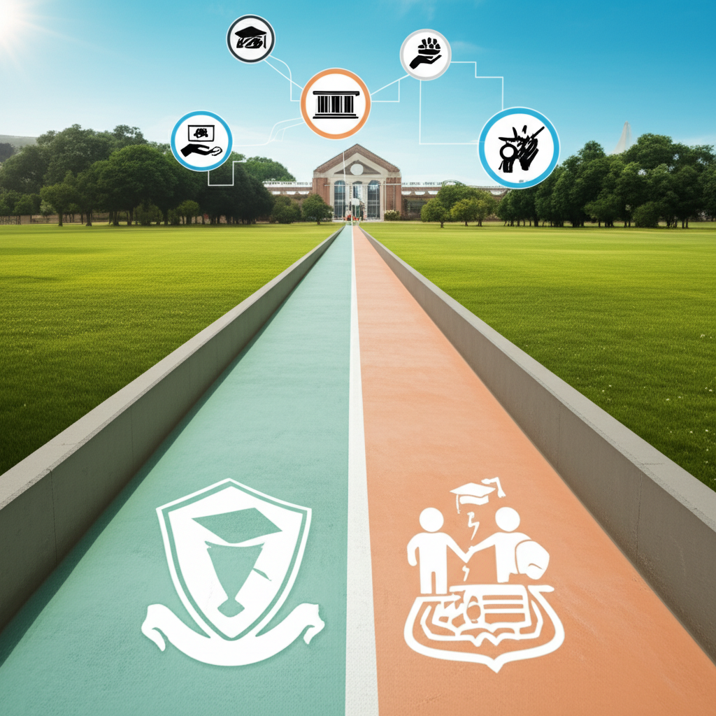 Generate a high-quality, relevant image prompt for an article about: Are Kids Who Go To Private Scho