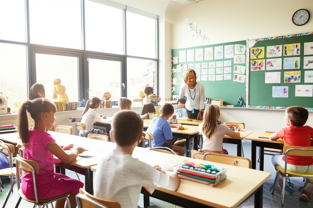 Generate a high-quality, relevant image prompt for an article about: Which State Is Best For Child E