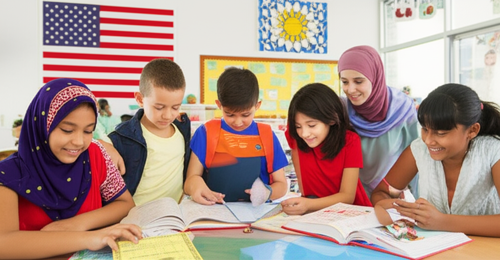 Generate a high-quality, relevant image prompt for an article about: Are There Any Islamic Schools I