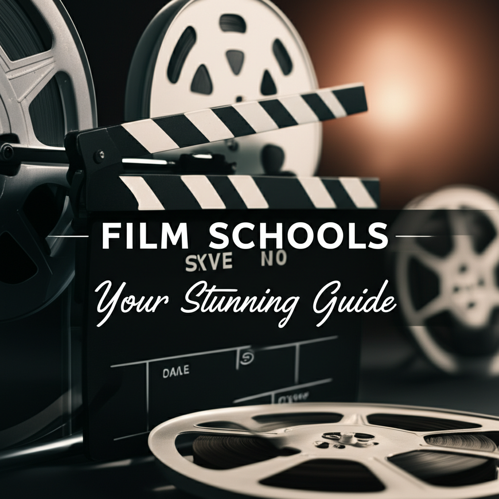 Generate a high-quality, relevant image prompt for an article about: Top 10 Film Schools: Your Stunn
