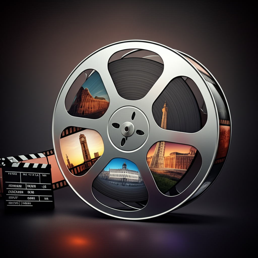 Generate a high-quality, relevant image prompt for an article about: Filmmaking: Best Countries Reve