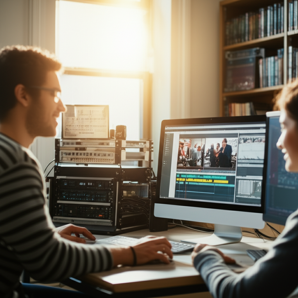 Generate a high-quality, relevant image prompt for an article about: Harvard Film: Stunning Educatio