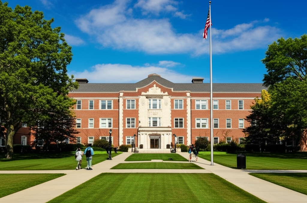 Generate a high-quality, relevant image prompt for an article about: Biggest Illinois High Schools: