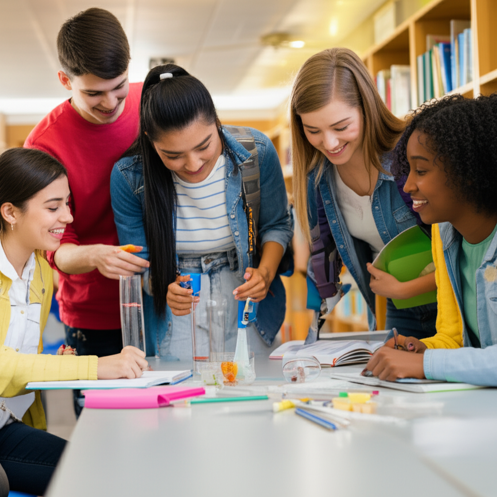 Generate a high-quality, relevant image prompt for an article about: Diverse High Schools: Your Must