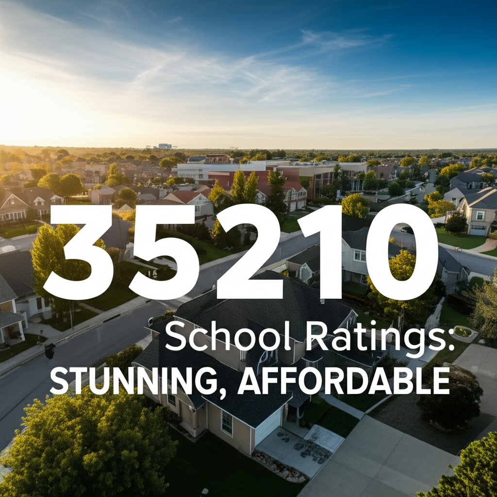 Generate a high-quality, relevant image prompt for an article about: 35210 School Ratings: Stunning,