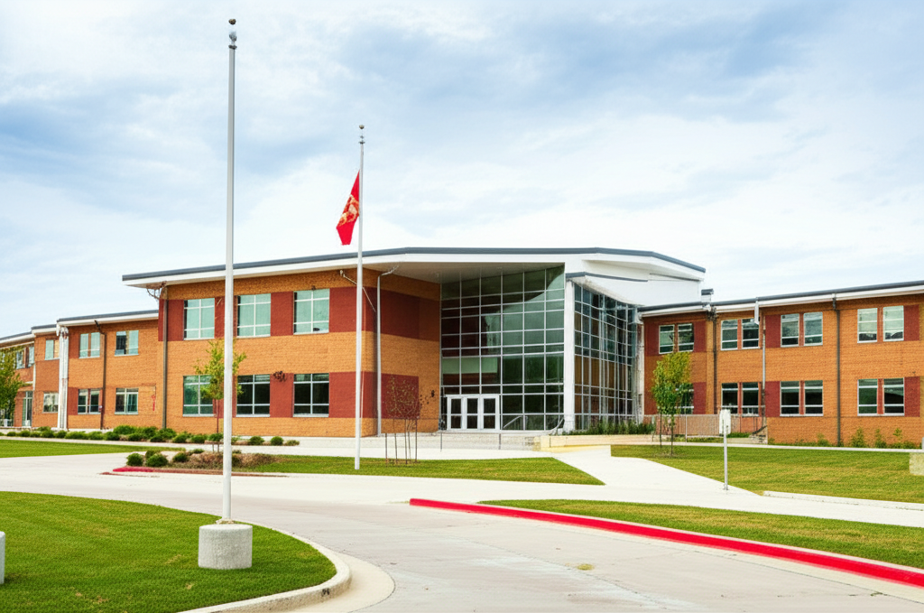 Generate a high-quality, relevant image prompt for an article about: Largest Oklahoma High Schools: