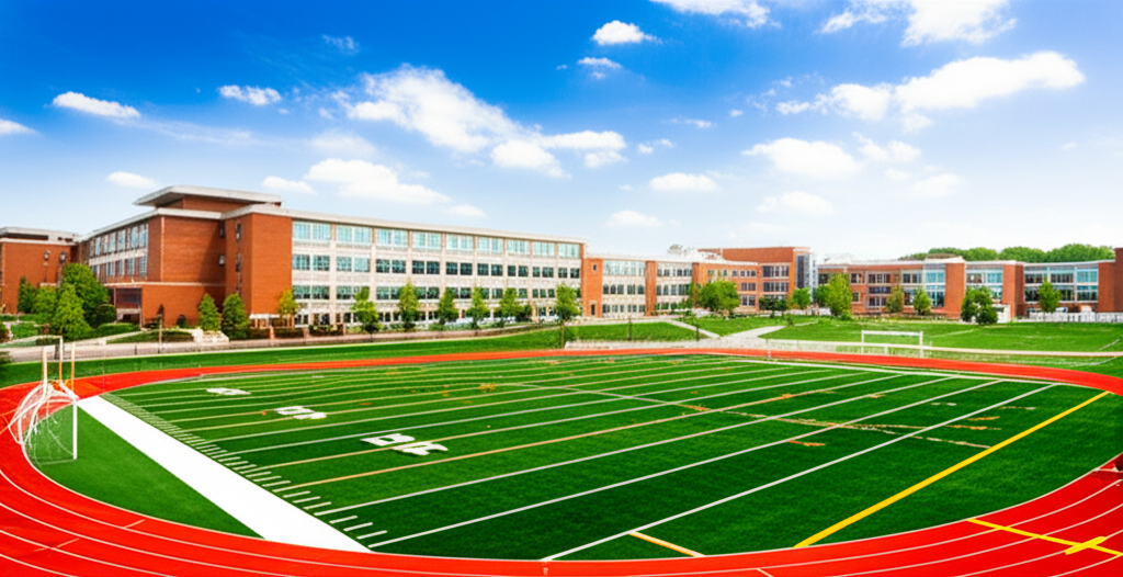 Generate a high-quality, relevant image prompt for an article about: Biggest PA High Schools: Stunni