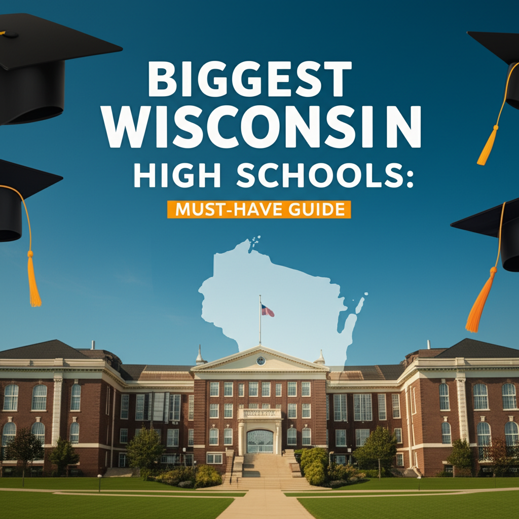 Generate a high-quality, relevant image prompt for an article about: Biggest Wisconsin High Schools: