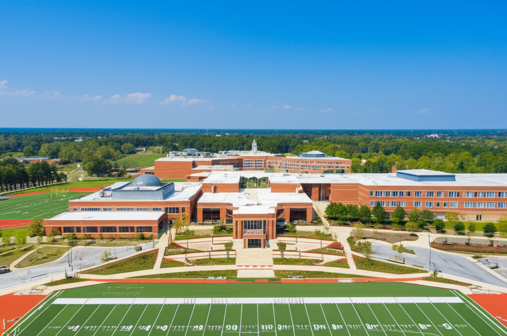 Generate a high-quality, relevant image prompt for an article about: Largest High School GA: Must-Ha