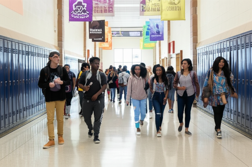 Generate a high-quality, relevant image prompt for an article about: Largest Indiana High Schools: T