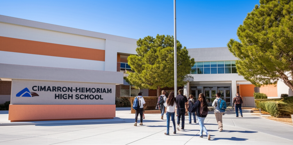 Generate a high-quality, relevant image prompt for an article about: Cimarron Memorial HS Race: Stun