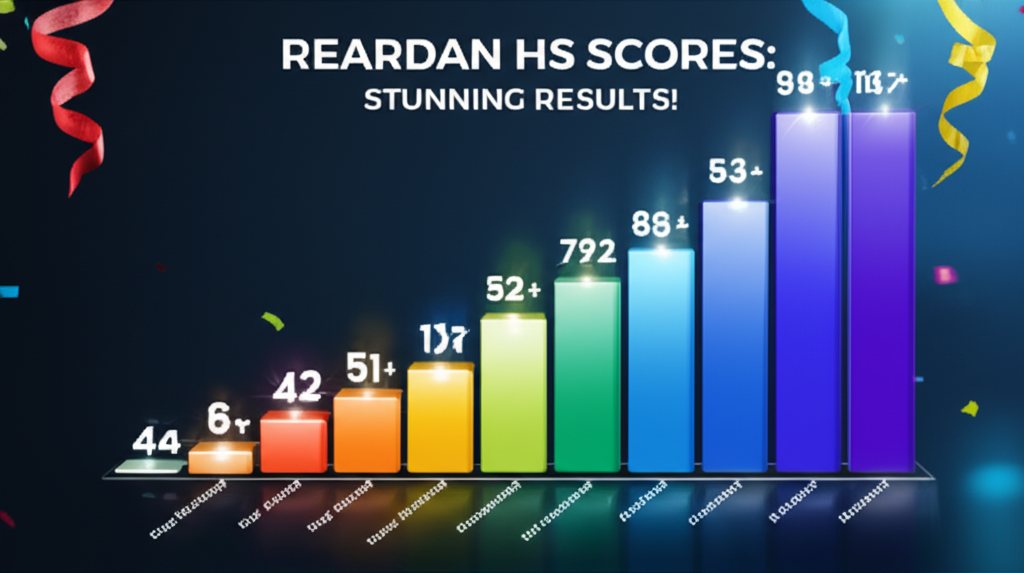 Generate a high-quality, relevant image prompt for an article about: 2025 Reardan HS Scores: Stunnin