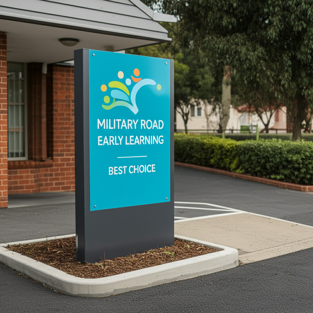 Generate a high-quality, relevant image prompt for an article about: Military Road Early Learning: B