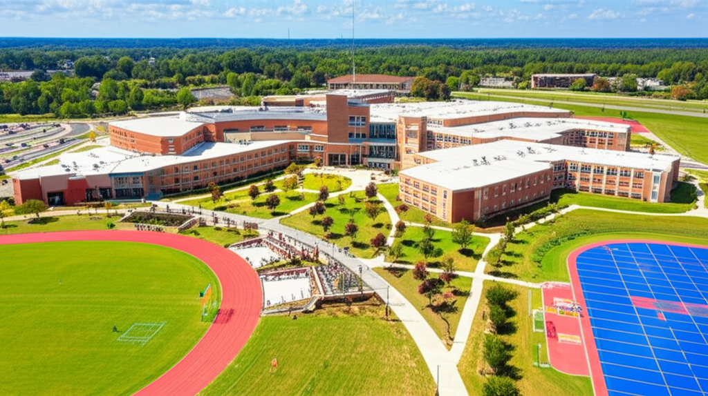 Generate a high-quality, relevant image prompt for an article about: Largest High School NC: Best &