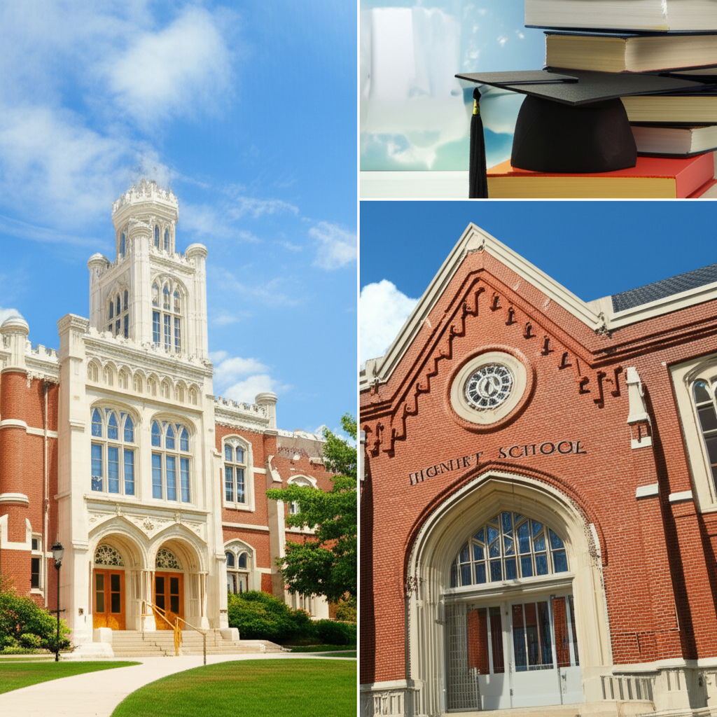 Generate a high-quality, relevant image prompt for an article about: Top 10 MN High Schools: Must-Se