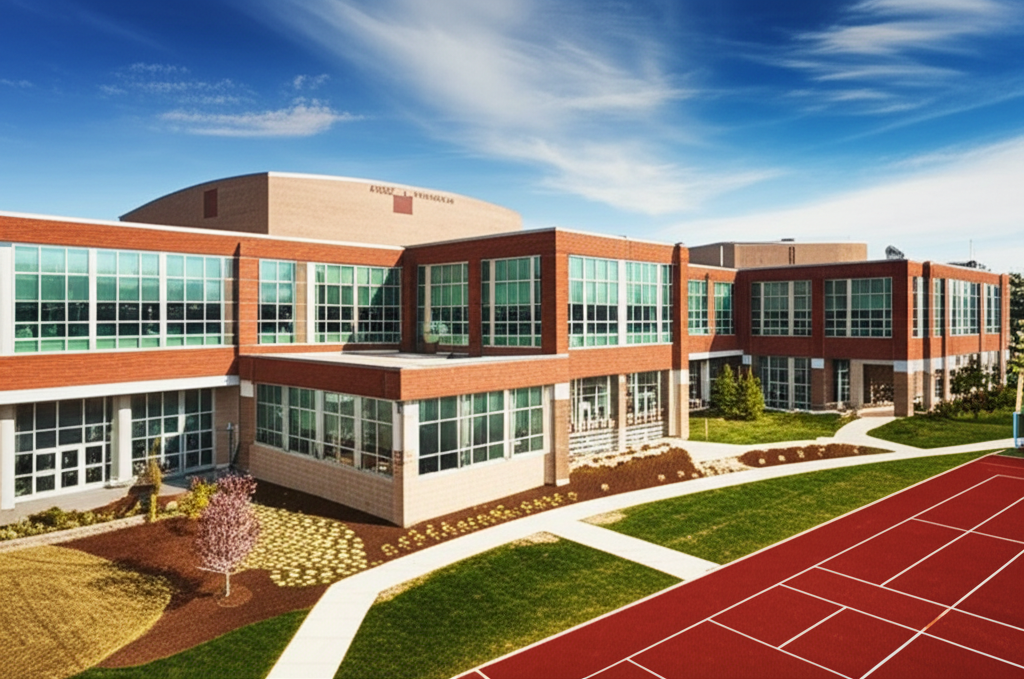 Generate a high-quality, relevant image prompt for an article about: Largest PA High Schools: Top Pi