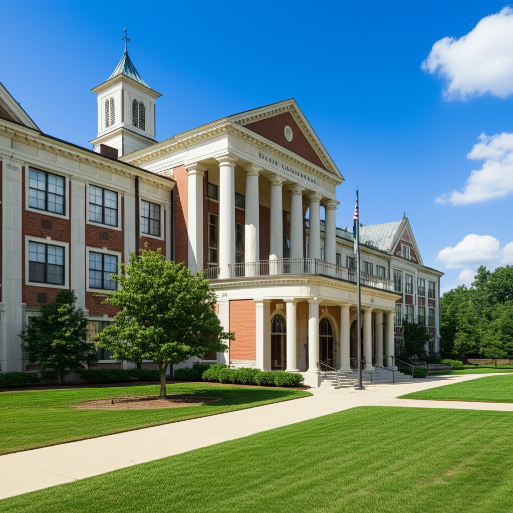 Generate a high-quality, relevant image prompt for an article about: Biggest Public High Schools: St