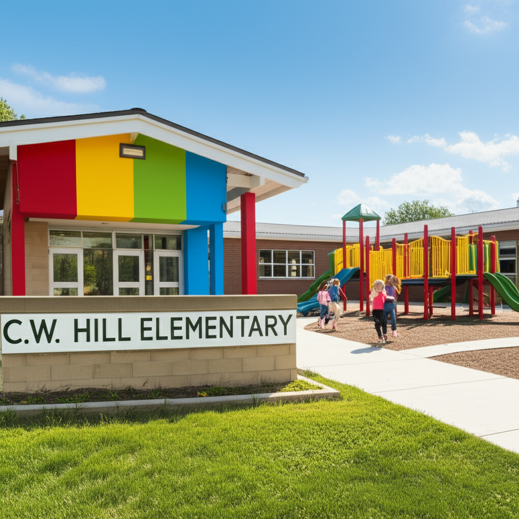 Generate a high-quality, relevant image prompt for an article about: C.W. Hill Elementary: Best Scho