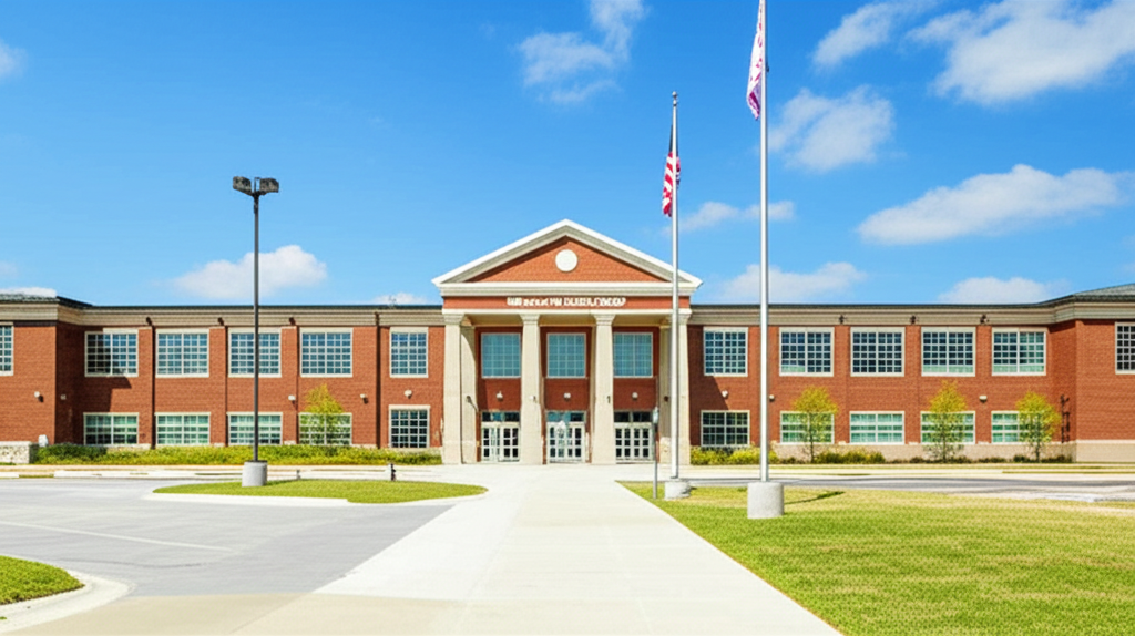 Generate a high-quality, relevant image prompt for an article about: Biggest Louisiana High School: