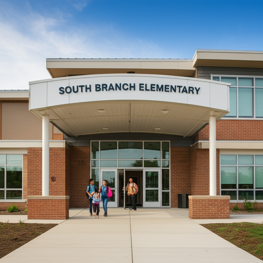 Generate a high-quality, relevant image prompt for an article about: South Branch Elementary: Best S