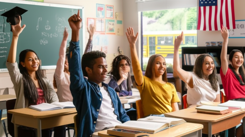 Generate a realistic, eye-catching featured image for a blog post about St. Thomas USVI Schools: Bes