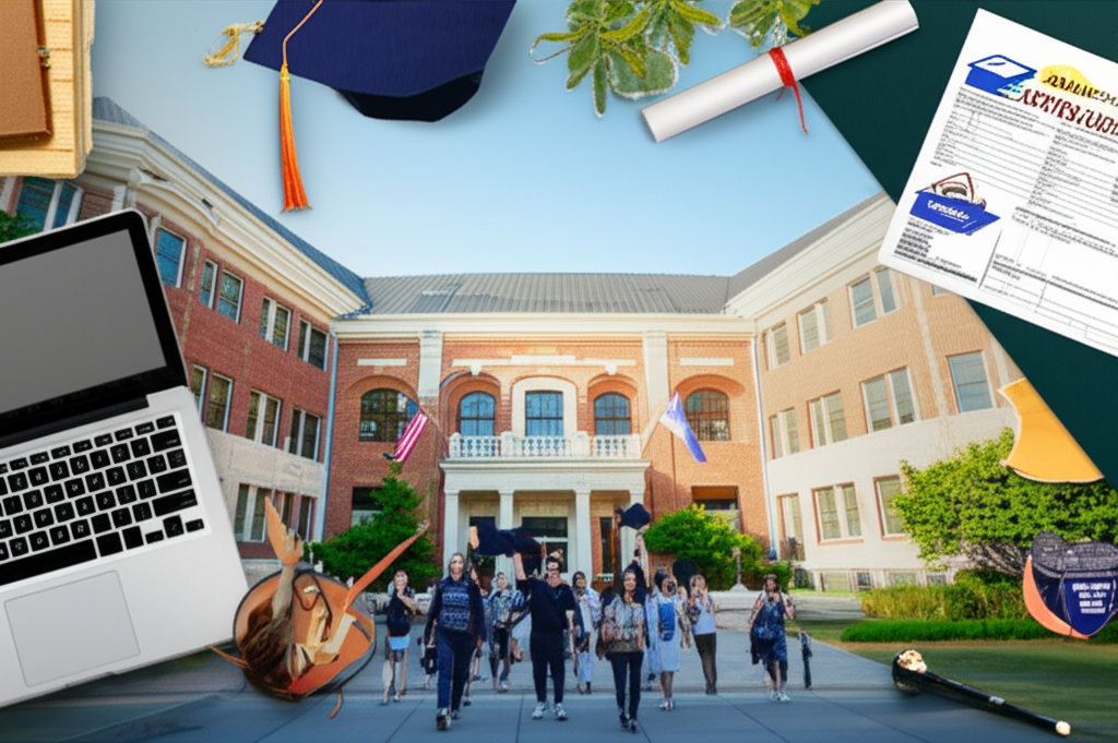 Generate a realistic, high-quality featured image for a blog post about Largest Colorado High School