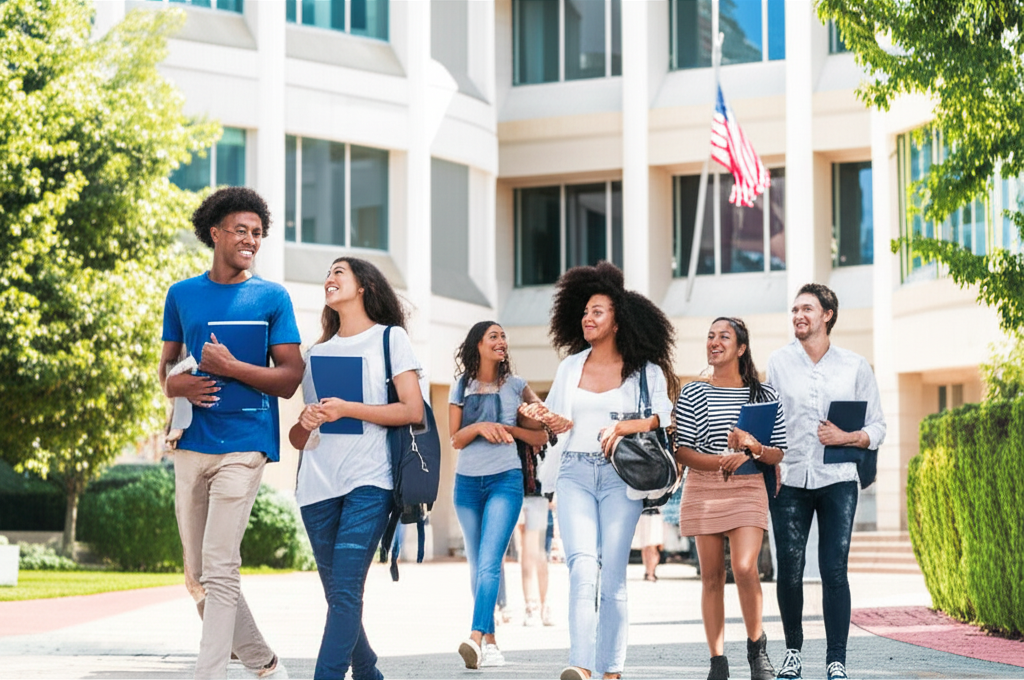 Generate a realistic, high-quality featured image for a blog post about American Education Failures: