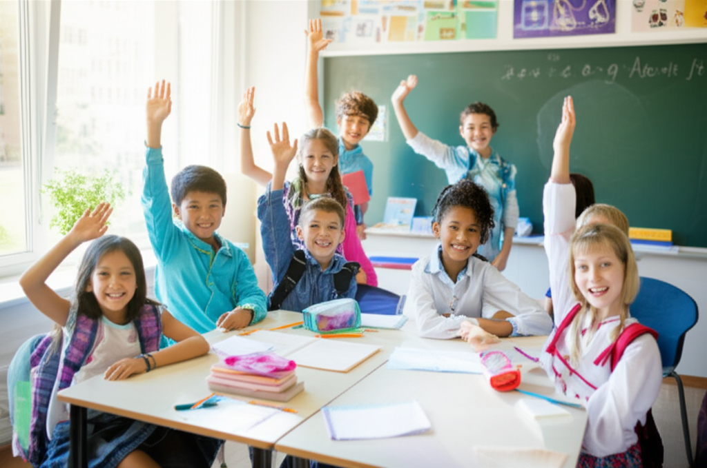 Generate a realistic, high-quality featured image for a blog post about Top 10 California Schools: B