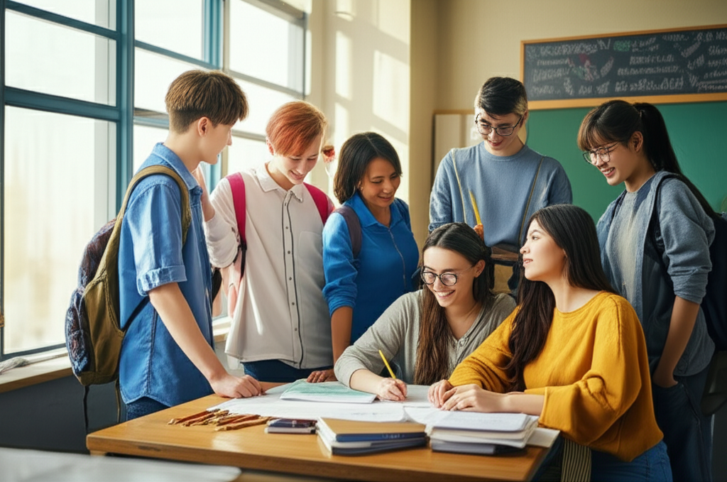 Generate a realistic, high-quality featured image for a blog post about Largest GA School Districts: