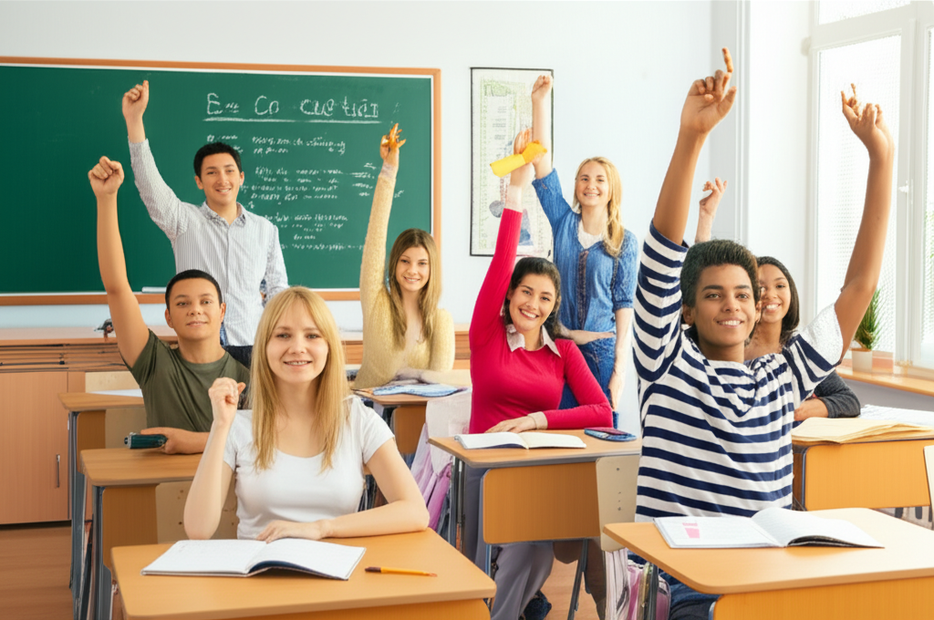 Generate a realistic, high-quality featured image for a blog post about Mittye P Locke Academy: Stun