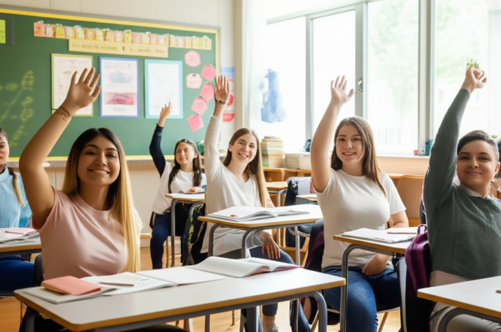 Generate a realistic, high-quality featured image for a blog post about Elizabeth Traditional Middle