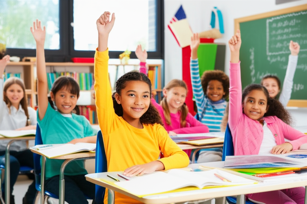 Generate a realistic, high-quality featured image for a blog post about Napper Elementary: Best Scho