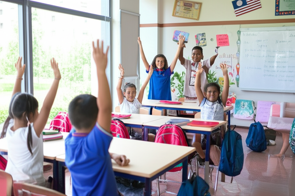 Generate a realistic, high-resolution featured image for a blog post about Dove Hill Elementary: Bes