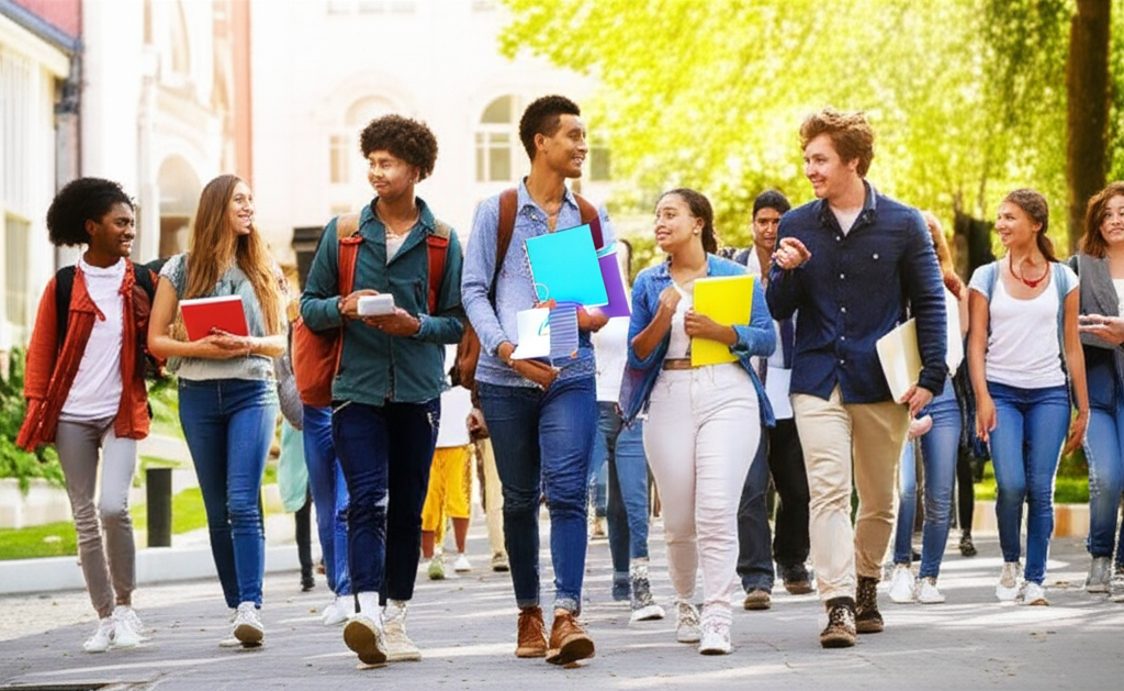 Generate a realistic, high-resolution featured image for a blog post about Oceanside Collegiate Acad