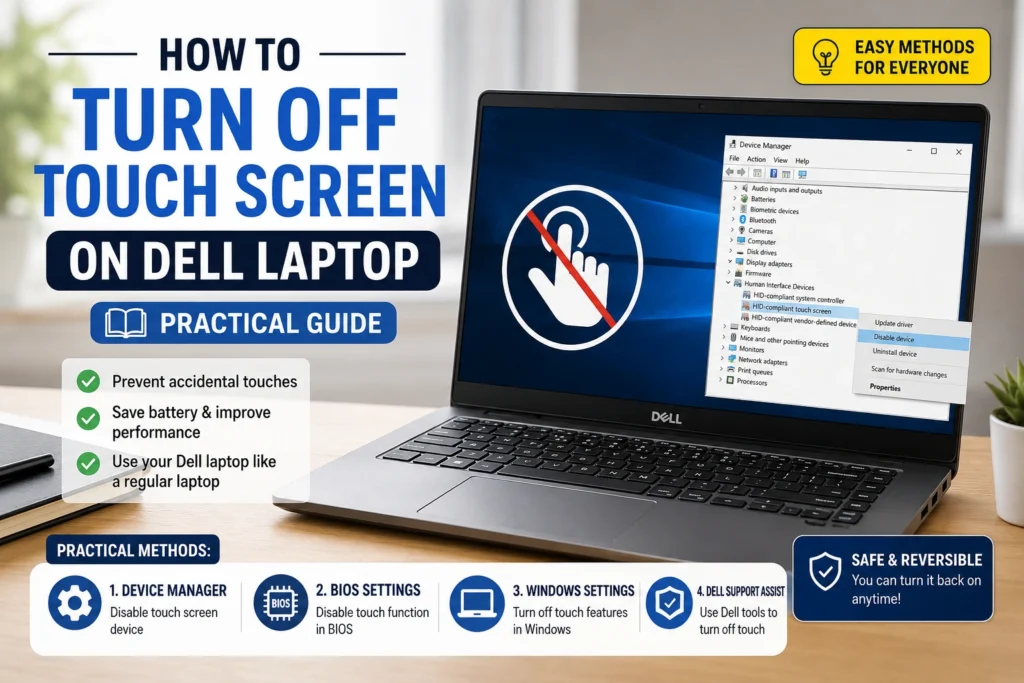 How to Turn Off Touch Screen on Dell Laptop Practical Guide How to Turn Off Touch Screen on Dell Laptop Practical Guide