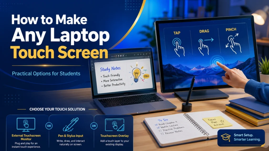 how to make any laptop touch screen